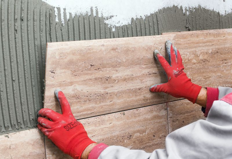 Veranda Tile Installation detail